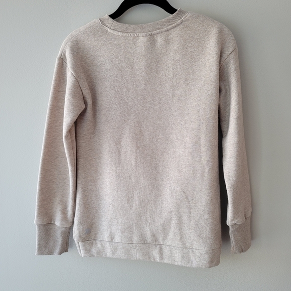 🌼Girls🌼All in Motion tunic sweatshirt Heather oatmeal large - Picture 5 of 9